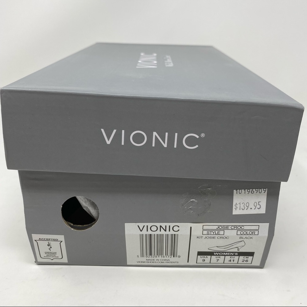 VIONIC Women's Vionic, Josie Pump black croc - Picture 7 of 8